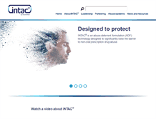 Tablet Screenshot of intac.com