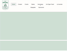 Tablet Screenshot of intac.nl